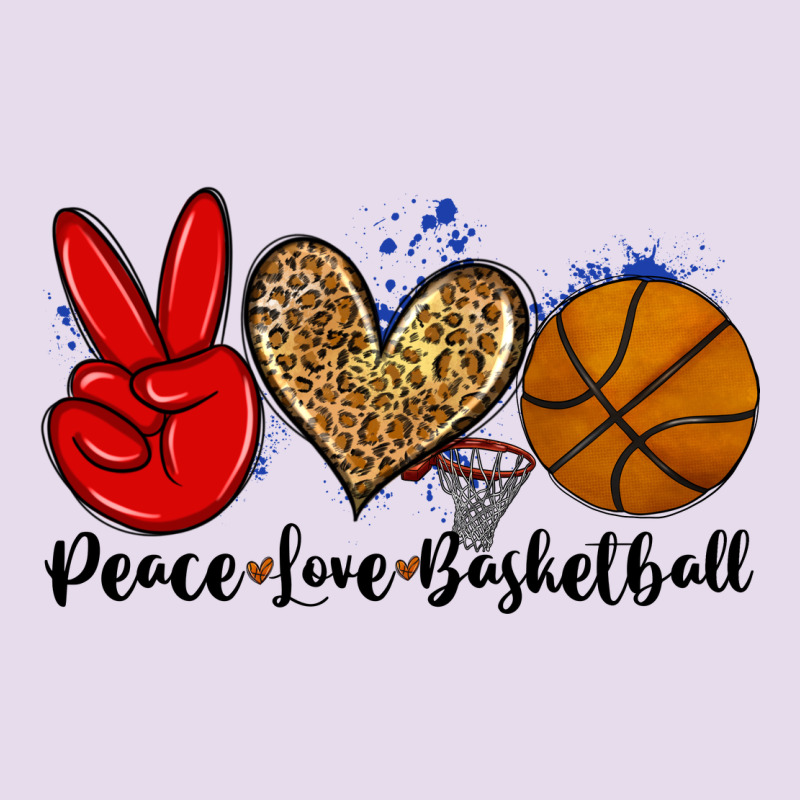 Peace Love Basketball Premium Hoodie by Zillion Design Studio | Teevron