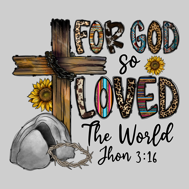 For God So Loved The World Jhon Premium Tee by CowhideDigitalArt | Teevron