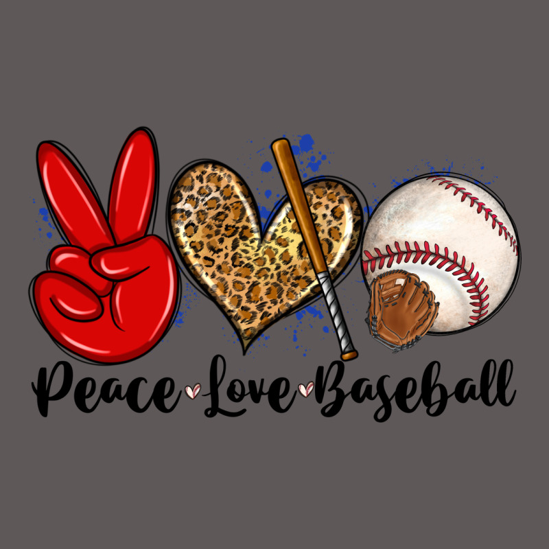 Peace Love Baseball Premium Hoodie by Zillion Design Studio | Teevron