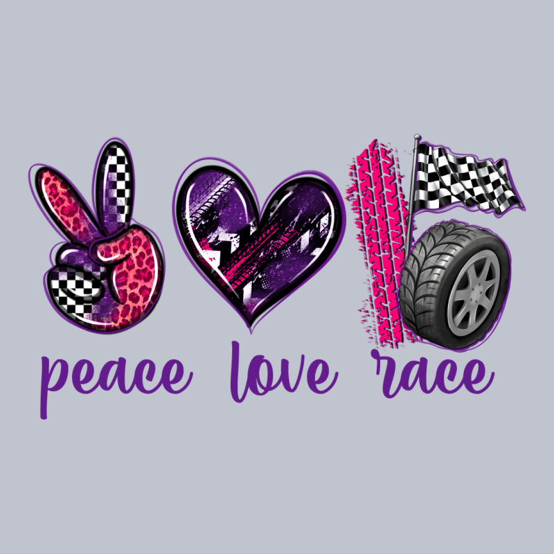 Peace Love Race Premium Hoodie by texasbilliewilder | Teevron