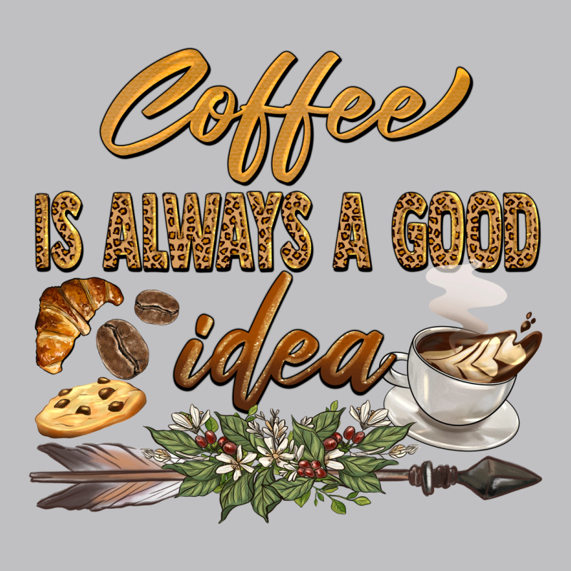 Coffee Is Always A Good Idea Long Sleeve Tee by BarkalooDesign | Teevron
