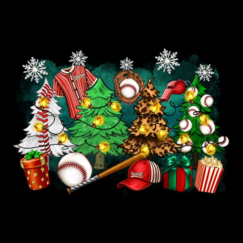 Christmas Trees With Baseball Urban Hoodie by Zillion Design Studio | Teevron