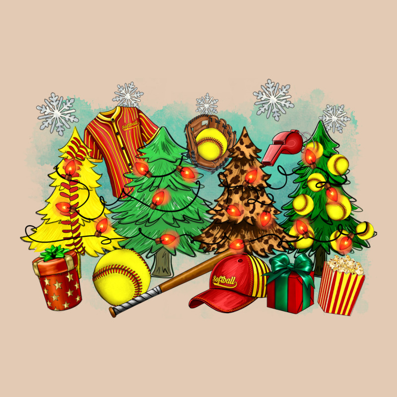 Christmas Trees With Softball Urban Hoodie by Zillion Design Studio | Teevron