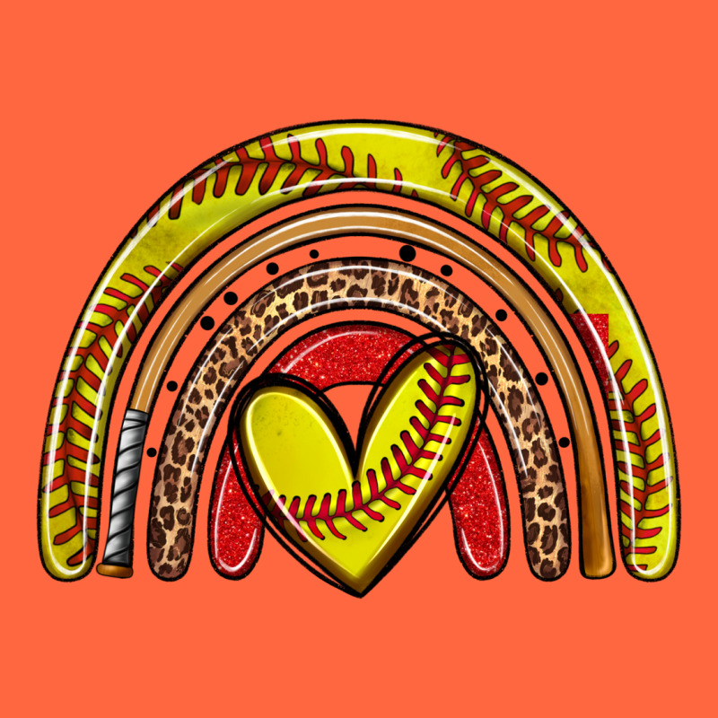 Softball Rainbow Premium Hoodie by Zillion Design Studio | Teevron