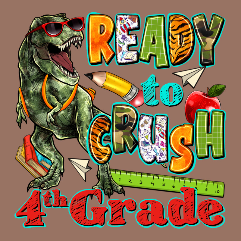 Ready To Crush Fourth Grade Premium Hoodie by texasbilliewilder | Teevron