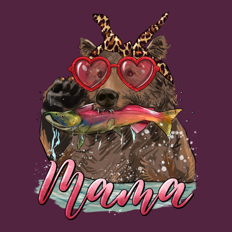 Mother's Day Mama Bear Wıth Bandana And Glasses Urban Hoodie by RanaPortraitStore | Teevron