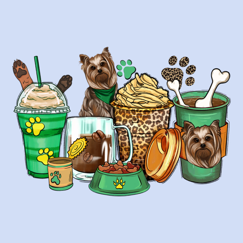 Yorkshire Terrier Coffee Cups Urban Hoodie by Zillion Design Studio | Teevron