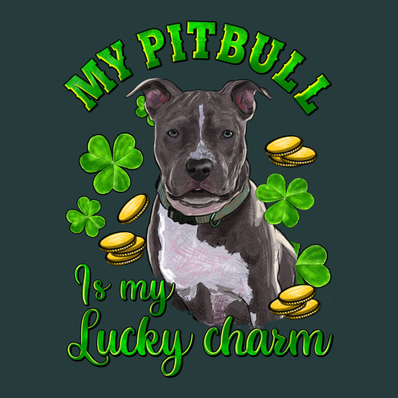 St Patricks Day My Pitbuli My Lucky Charm Premium Hoodie by RanaPortraitStore | Teevron