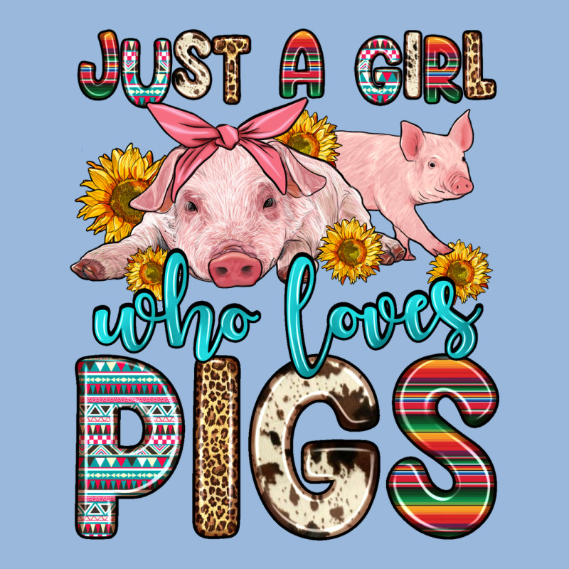 Just A Girl Who Loves Pigs Premium Hoodie by Zillion Design Studio | Teevron