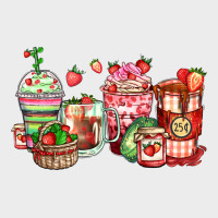 Strawberry Farm Fresh Coffee Cups Urban Hoodie | Teevron