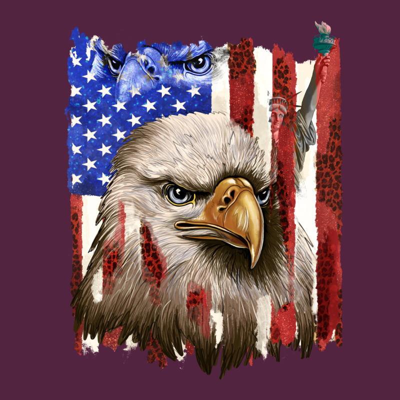 Usa Flag With Eagle Head Urban Hoodie by texasbilliewilder | Teevron