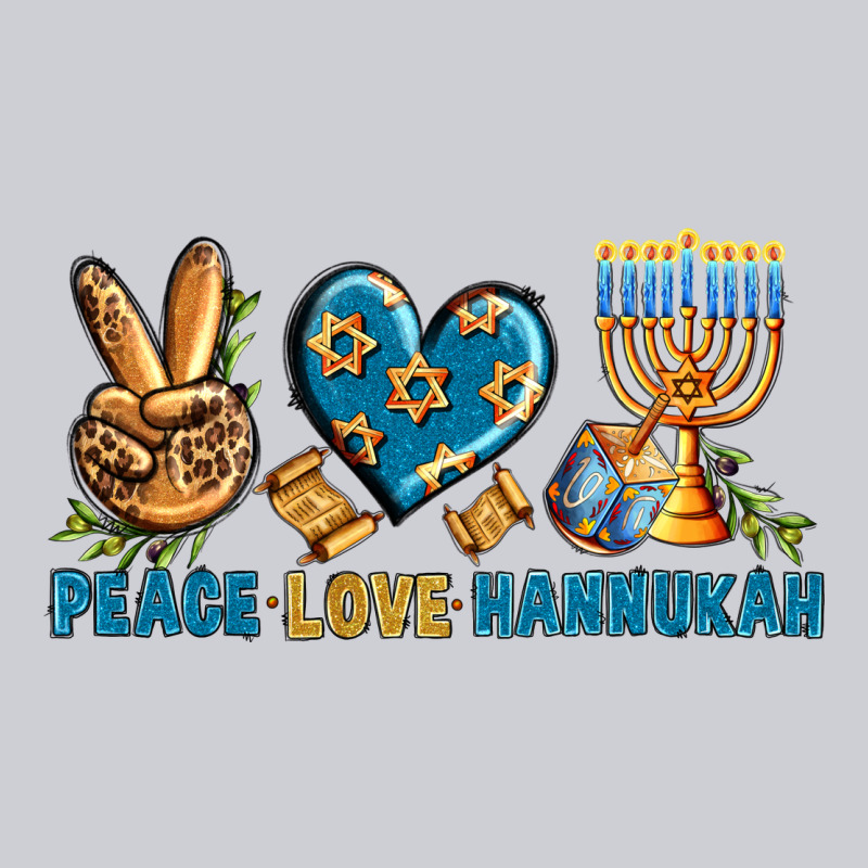 Peace Love Hannukah Classic Tee by BundleAndBundleShop | Teevron