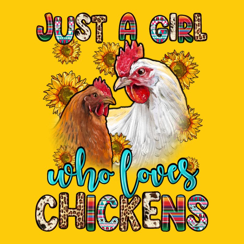 Just A Girl Who Loves Chickens Premium Hoodie by Zillion Design Studio | Teevron