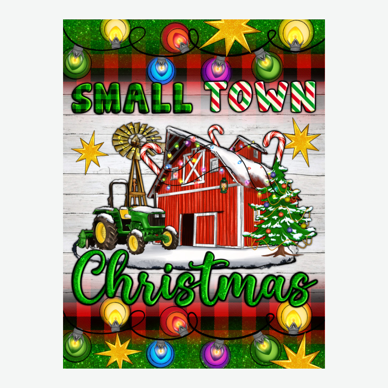 Small Town Christmas Urban Heavy Tee by Artiststas | Teevron