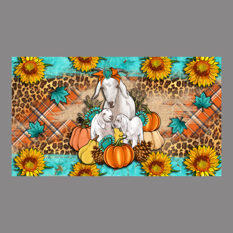 Goat Family Fall Pumpkins Vintage Tee by Artiststas | Teevron