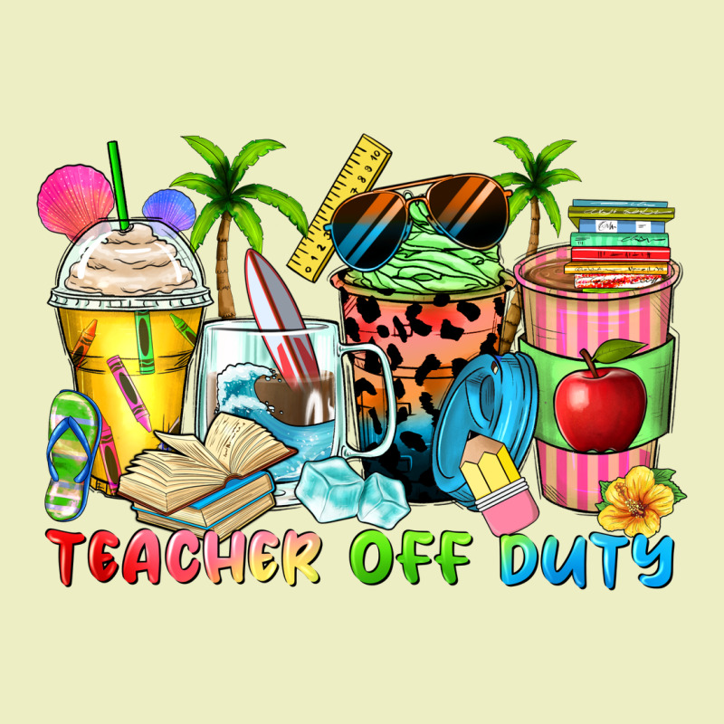 Teacher Off Duty Coffee Cups Urban Hoodie by Zillion Design Studio | Teevron