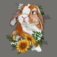 Bunny With Sunflowers Premium Hoodie | Teevron