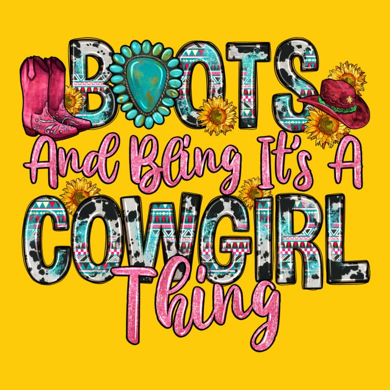 Boots And Bling It S A Cowgirl Thing Premium Hoodie by Zillion Design Studio | Teevron