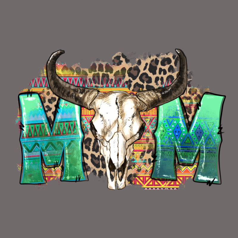 Mom With Bull Skull Urban Hoodie by Zillion Design Studio | Teevron