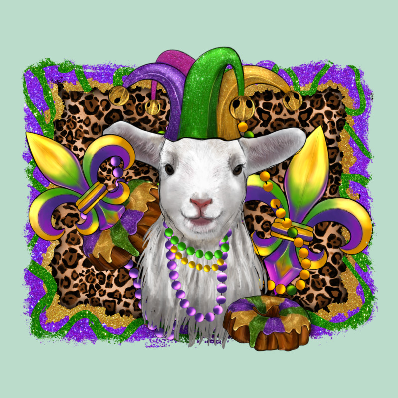 Mardi Gras Baby Sheep King Cake Fleur De Lis Premium Hoodie by RanaPortraitStore | Teevron