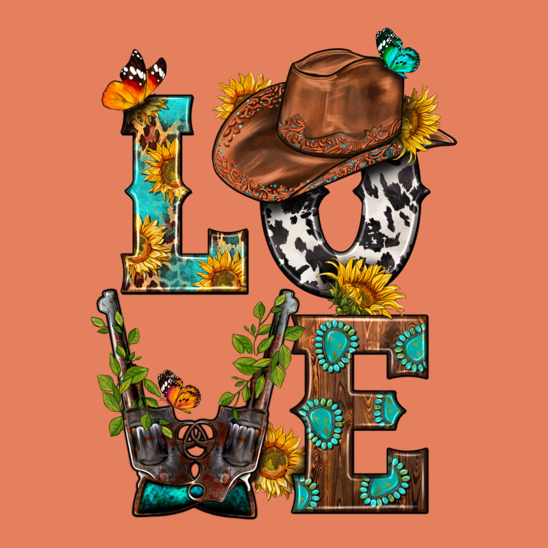 Western Love With Gun Classic Tee by BundleAndBundleShop | Teevron