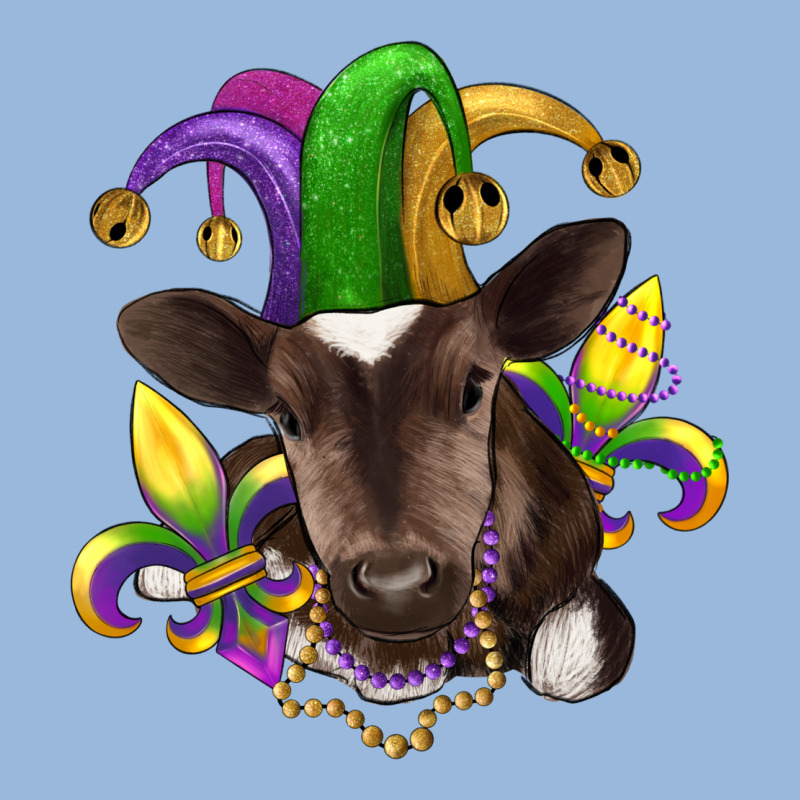 Mardi Gras Baby Cow Premium Hoodie by RanaPortraitStore | Teevron
