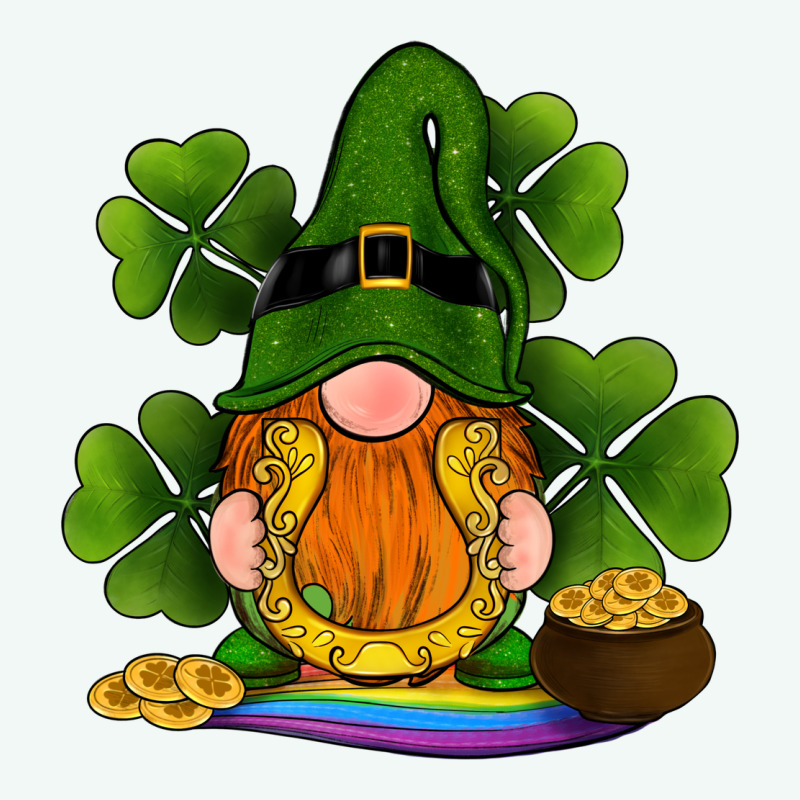St Patricks Day Gnomes Shamrock Gold Horseshoes Rainbow Premium Hoodie by RanaPortraitStore | Teevron