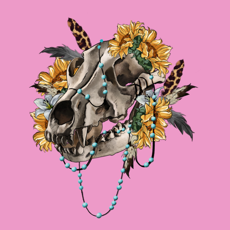Boho Wolf Skull Urban Hoodie by RanaPortraitStore | Teevron