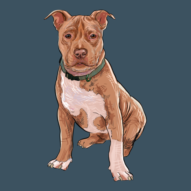 Brown Pitbull Urban Hoodie by RanaPortraitStore | Teevron