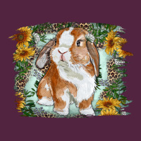 Bunny With Flower Leopard Urban Hoodie | Teevron