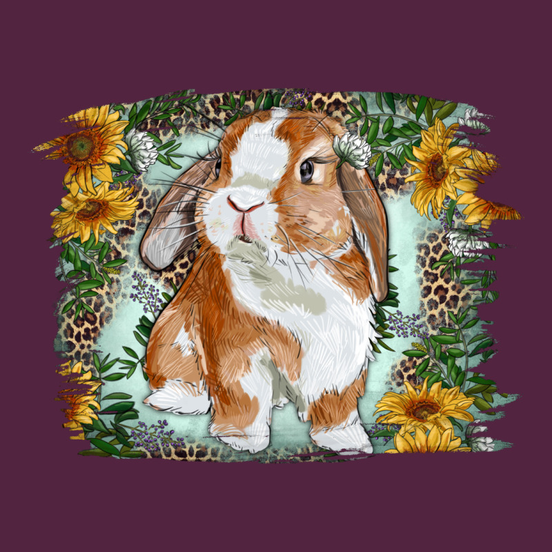 Bunny With Flower Leopard Urban Hoodie by RanaPortraitStore | Teevron