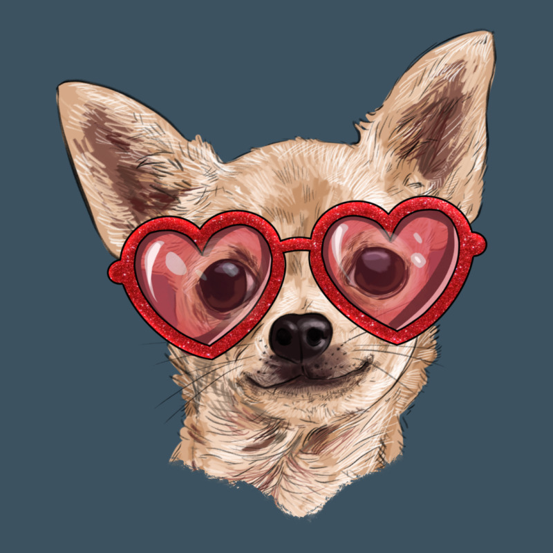 Chihuahua Dog With Love Glasses Urban Hoodie by RanaPortraitStore | Teevron