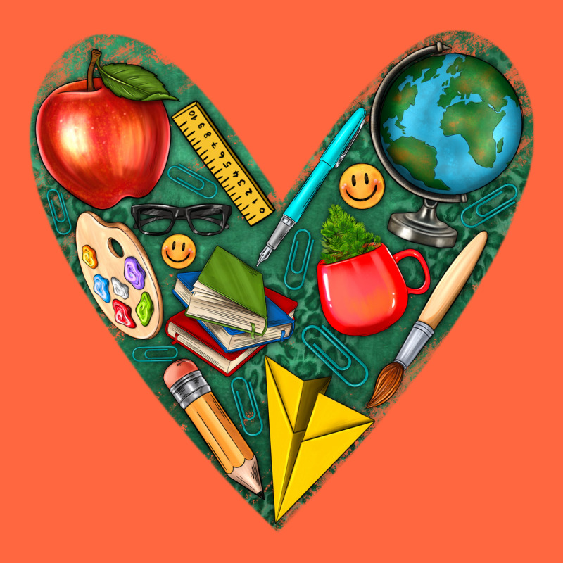Teacher  Heart Premium Hoodie by texasbilliewilder | Teevron