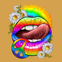 Rainbow Lips With Daisies Urban Hoodie | Teevron