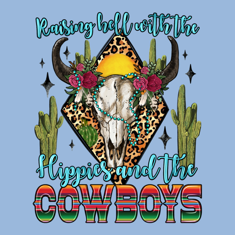 Raising Hell With The Hippies And The Cowboys Premium Hoodie by Zillion Design Studio | Teevron