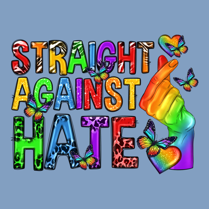 Straight Against Hate Pride Lgbtq Urban Hoodie by texasbilliewilder | Teevron