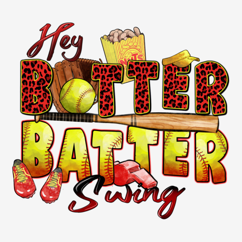 Hey Batter Batter Swing Softball Urban Hoodie by Zillion Design Studio | Teevron