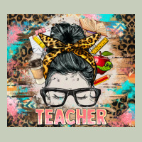 Teacher Messy Bun Tumbler Long Sleeve Tee | Teevron