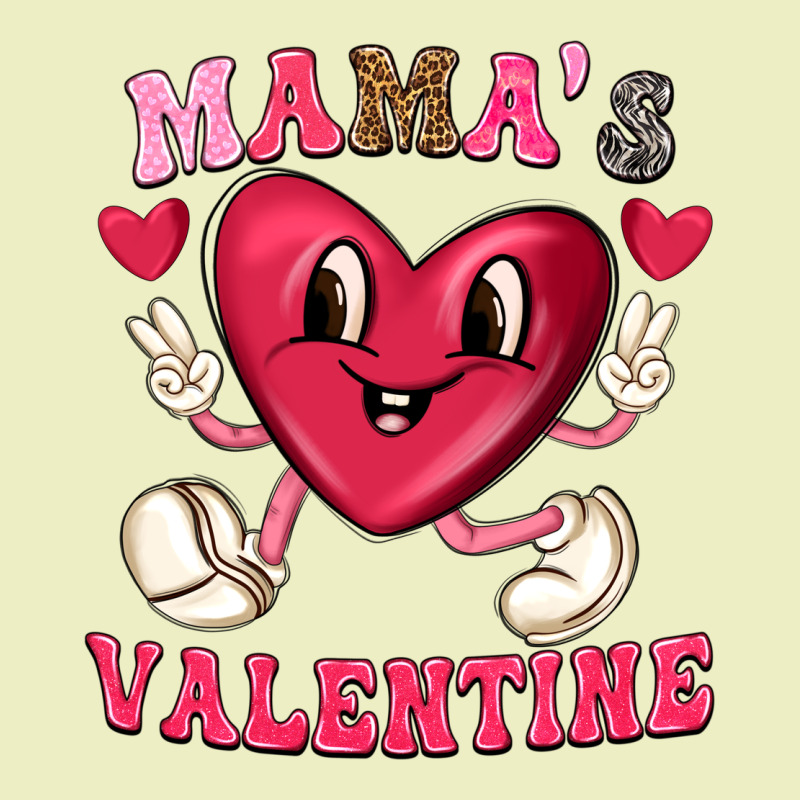 Mamas Valentine With Cute Heart Urban Hoodie by texasbilliewilder | Teevron