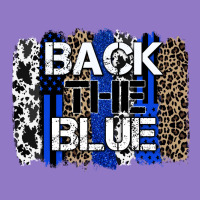 Back The Blue Brushstroke Urban Hoodie | Teevron