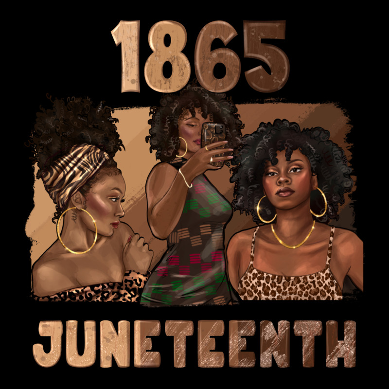 1865 Juneteenth Melanin With Afro Urban Hoodie by texasbilliewilder | Teevron