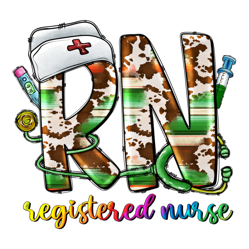 Rn Registered Nurse Premium Tee by CowhideDigitalArt | Teevron