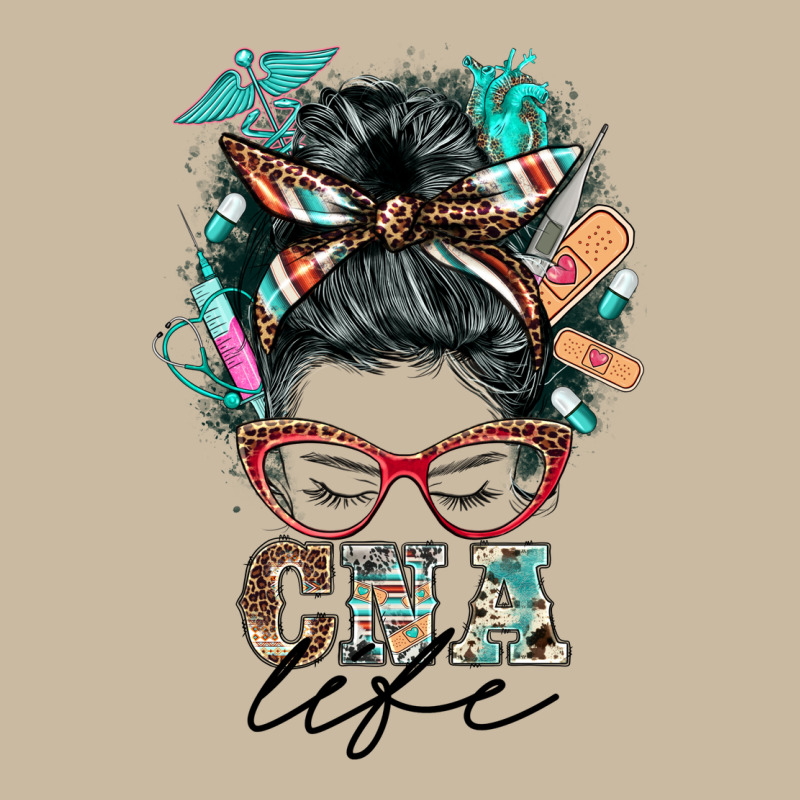 Nurse Cna Life Messy Bun Long Sleeve Tee by BarkalooDesign | Teevron