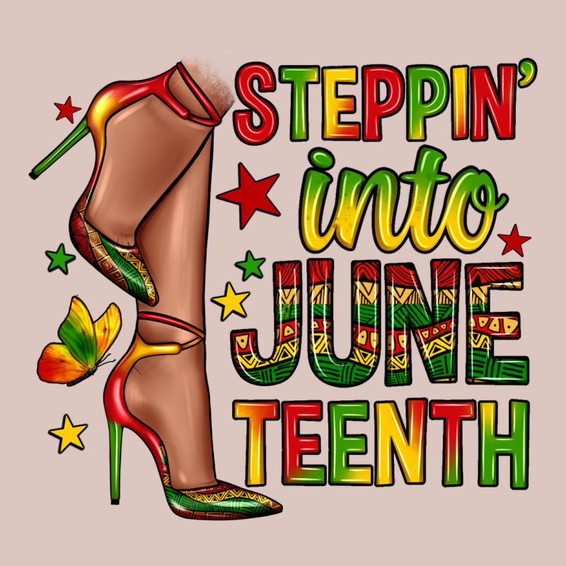 Steppin Into Juneteenth Premium Hoodie by Zillion Design Studio | Teevron
