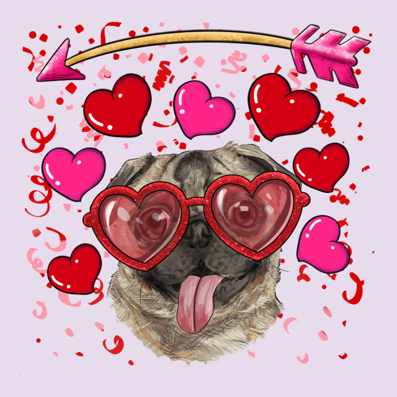 Valentine's Day  Pug Premium Hoodie by RanaPortraitStore | Teevron