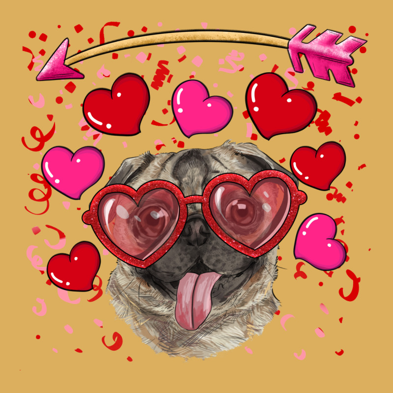 Valentine's Day  Pug Premium Hoodie by RanaPortraitStore | Teevron