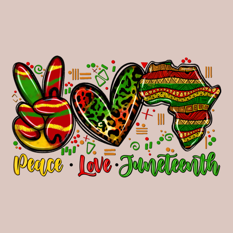 Peace Love Juneteenth Premium Hoodie by Zillion Design Studio | Teevron
