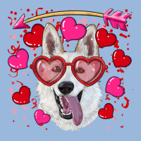 Valentine's Day  White Shepherd Premium Hoodie | Teevron