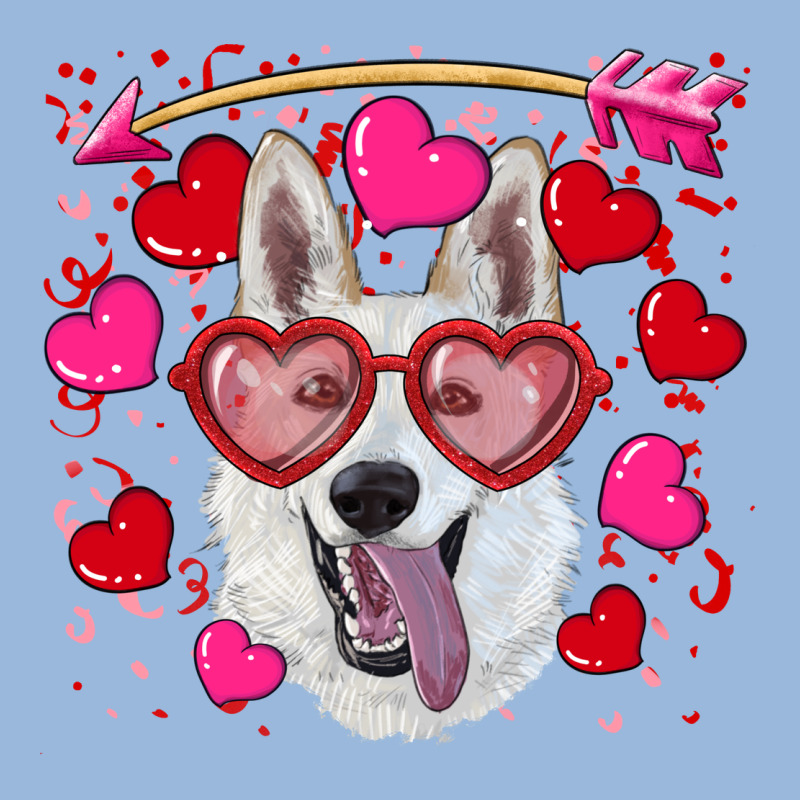 Valentine's Day  White Shepherd Premium Hoodie by RanaPortraitStore | Teevron