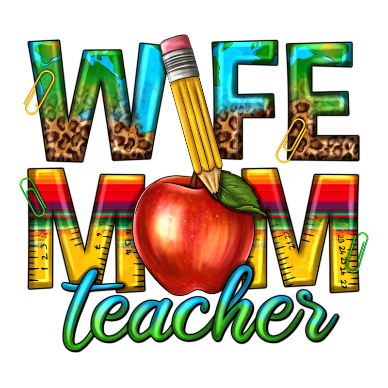Wife Mom Teacher Premium Hoodie by texasbilliewilder | Teevron
